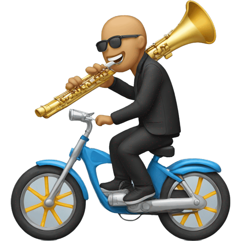 flute on a bike emoji