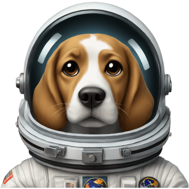 Dog in space emoji