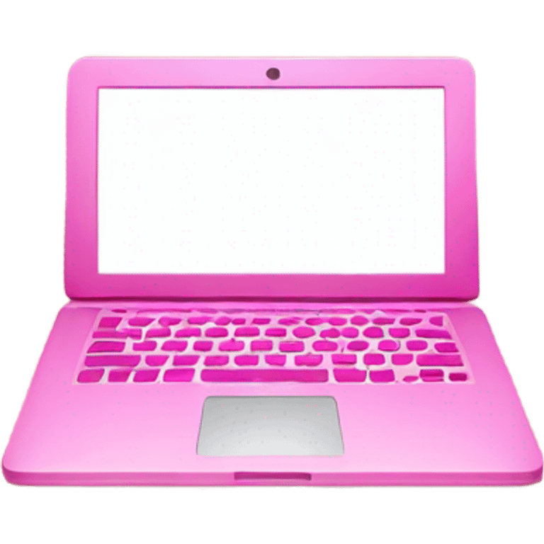 Pink Mac book  emoji