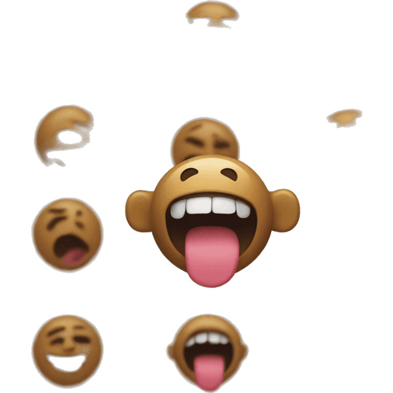 an emoji that sticks out its tongue emoji