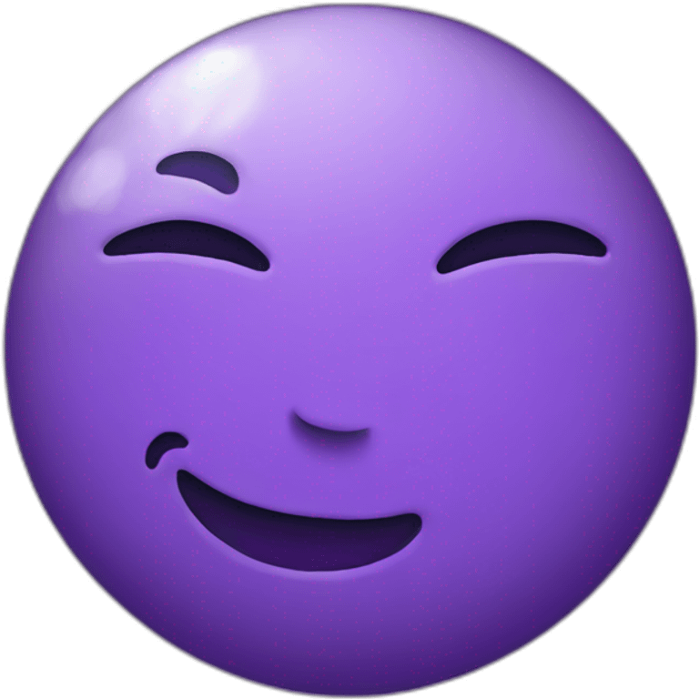 purple moon  emoji