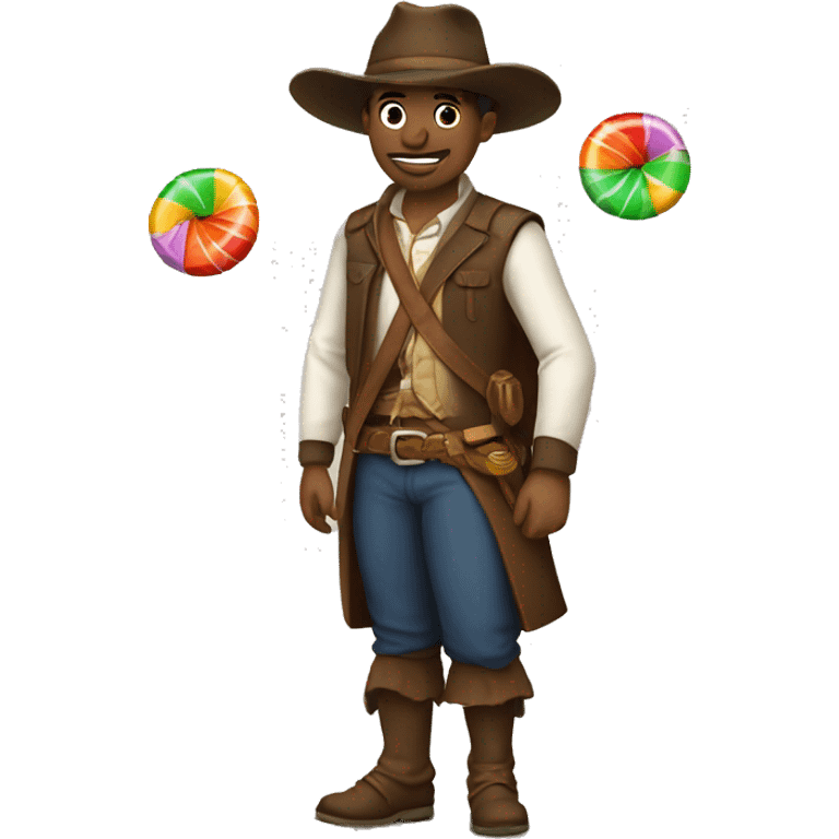 gaucho with candy emoji