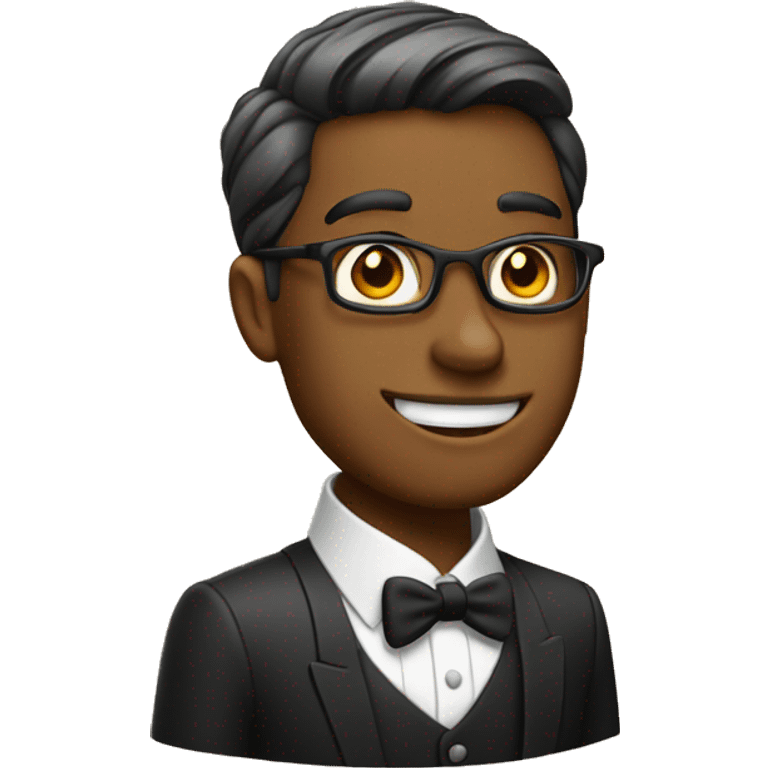 cartoon character in formal dress  emoji