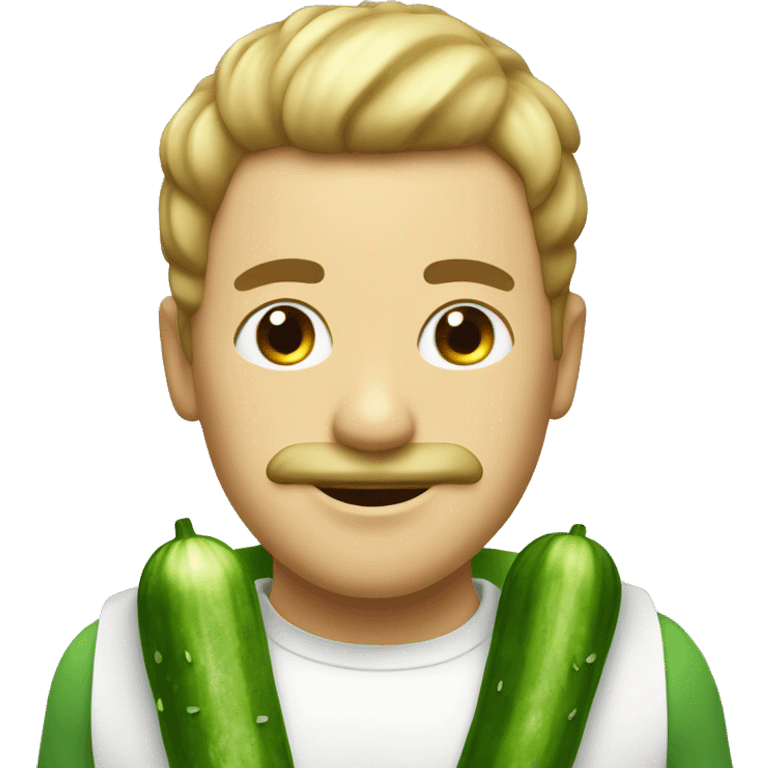 relax whit cucumbers emoji