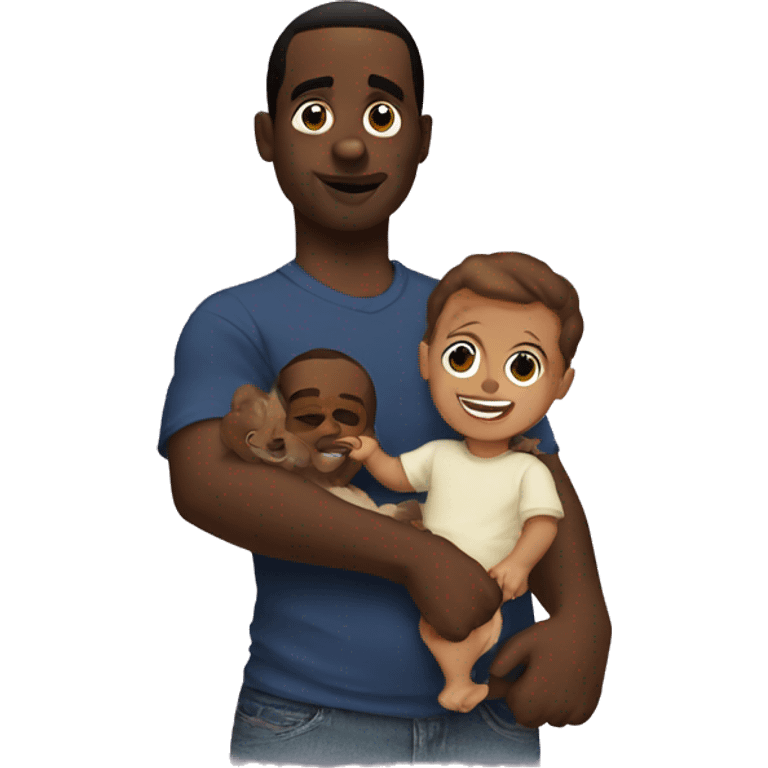 diddy with baby emoji