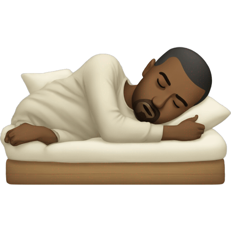 Kanye West sleeping emoji