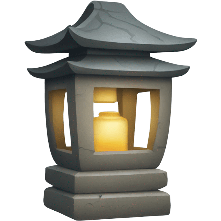 stone lantern emoji