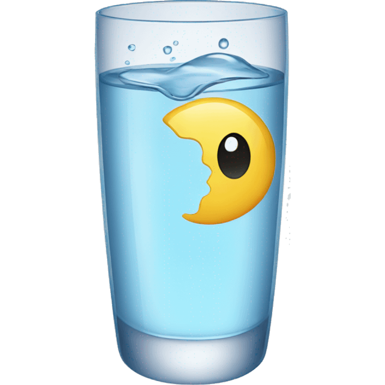 Glass of water emoji