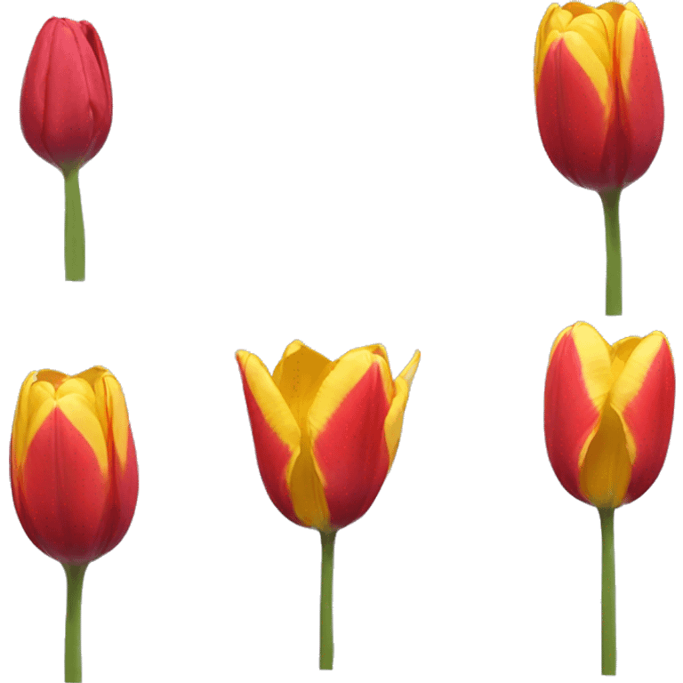 Tulips emoji