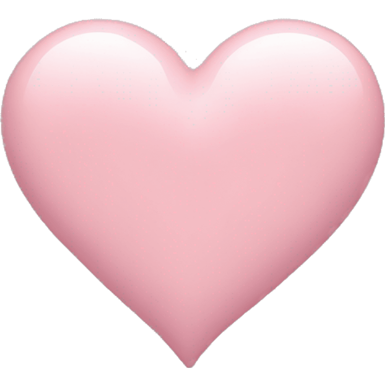 pastel pink heart emoji