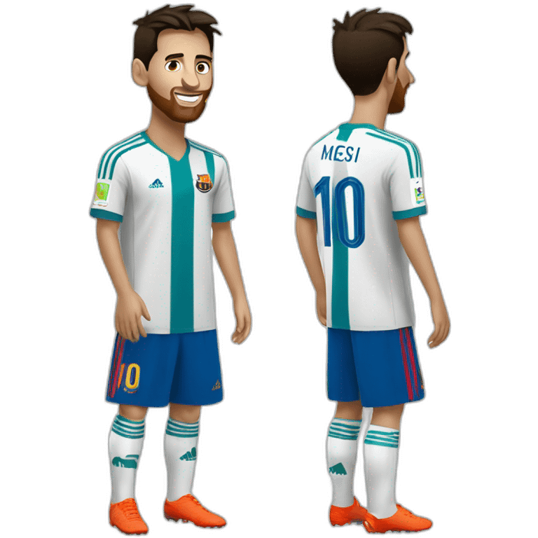 Messi Algerian  emoji