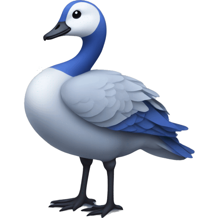 Blue goose  emoji