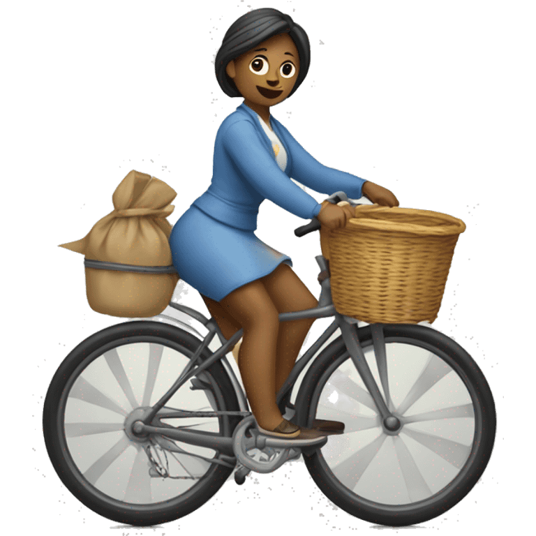 mujer samaritana con velo  emoji