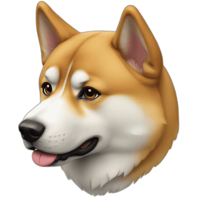 Dog akita inu full-height emoji