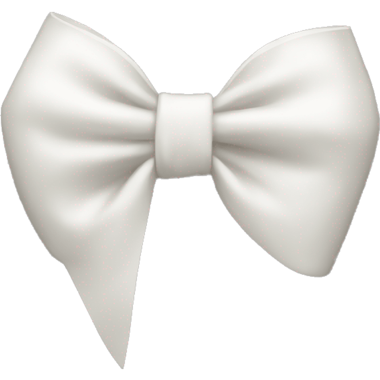 White bow emoji