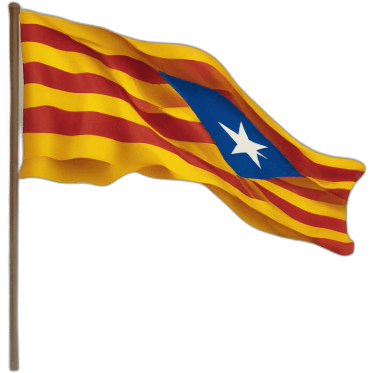 Catalonian independent flag emoji