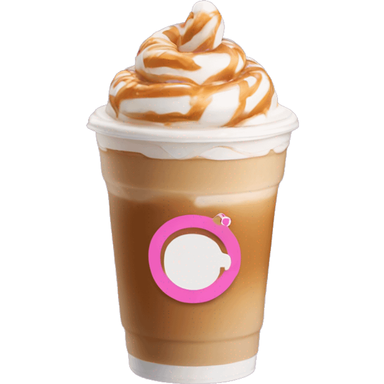 aesthetic dunkin donut’s caramel iced latte emoji