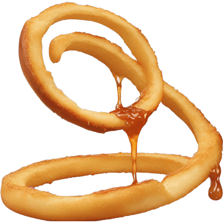 Onion ring dripping emoji