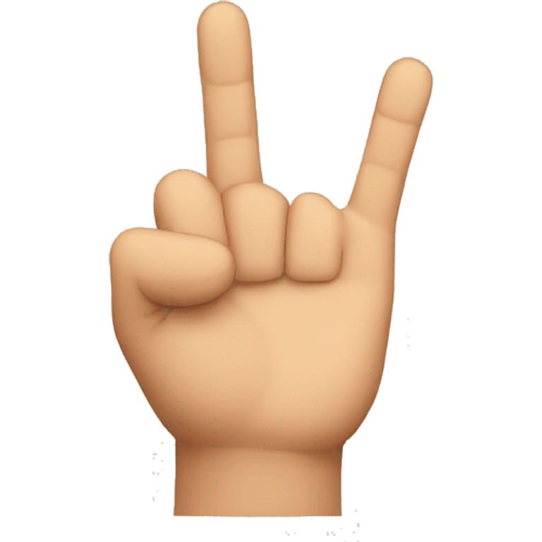 four-fingers, thumb down emoji