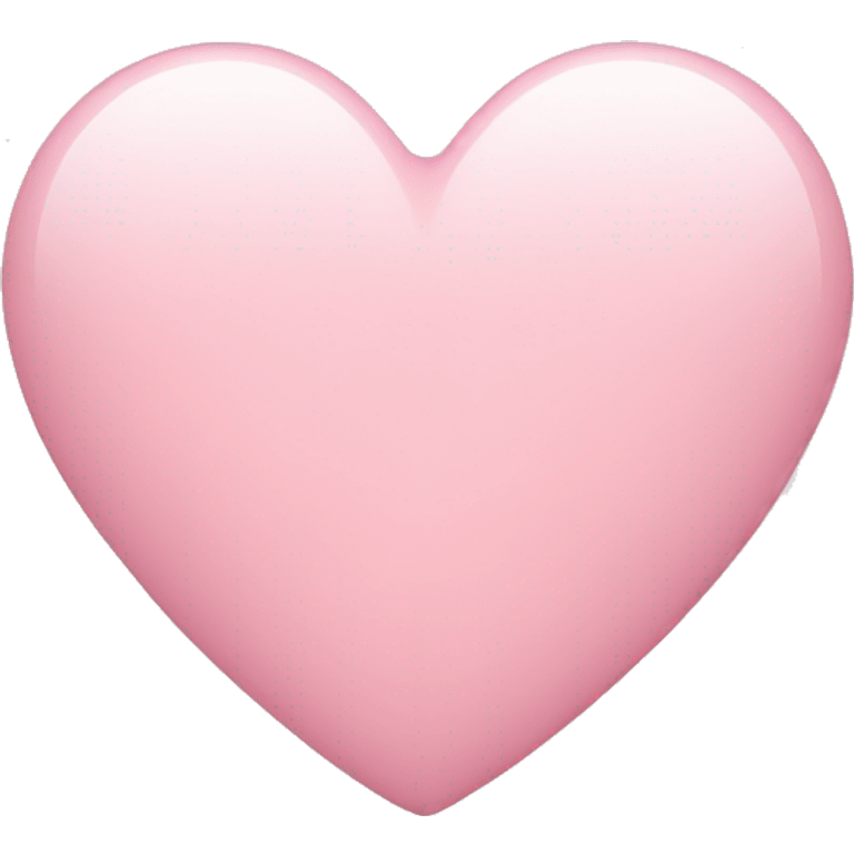 light pink heart  emoji