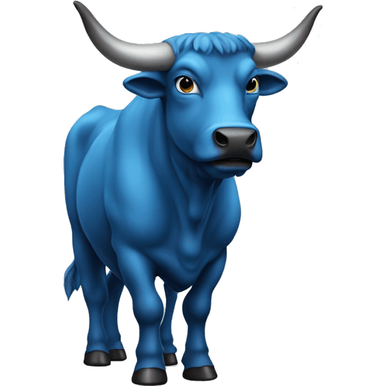 blue bull emoji