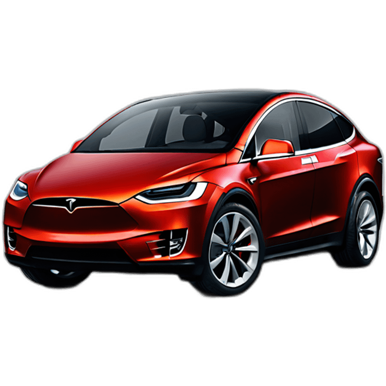 Tesla model x emoji