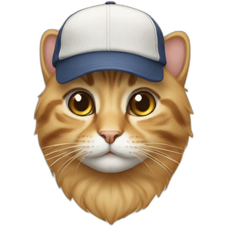 Cat with cap emoji