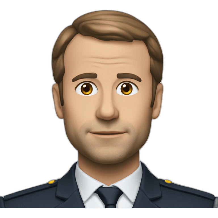 Macron dort emoji