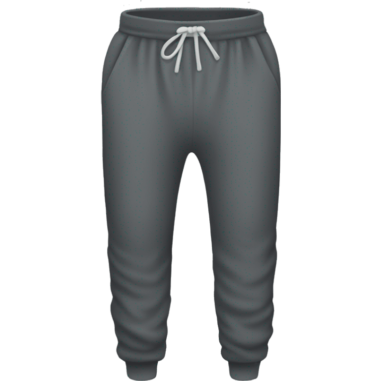 Dark gray sweatpants emoji