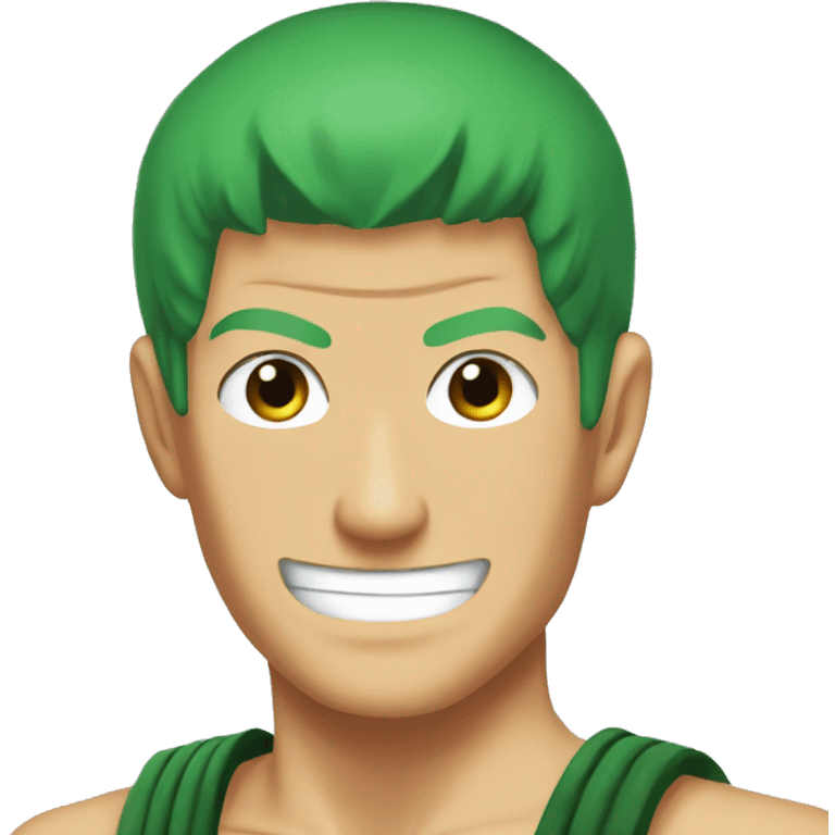 flirty zoro emoji