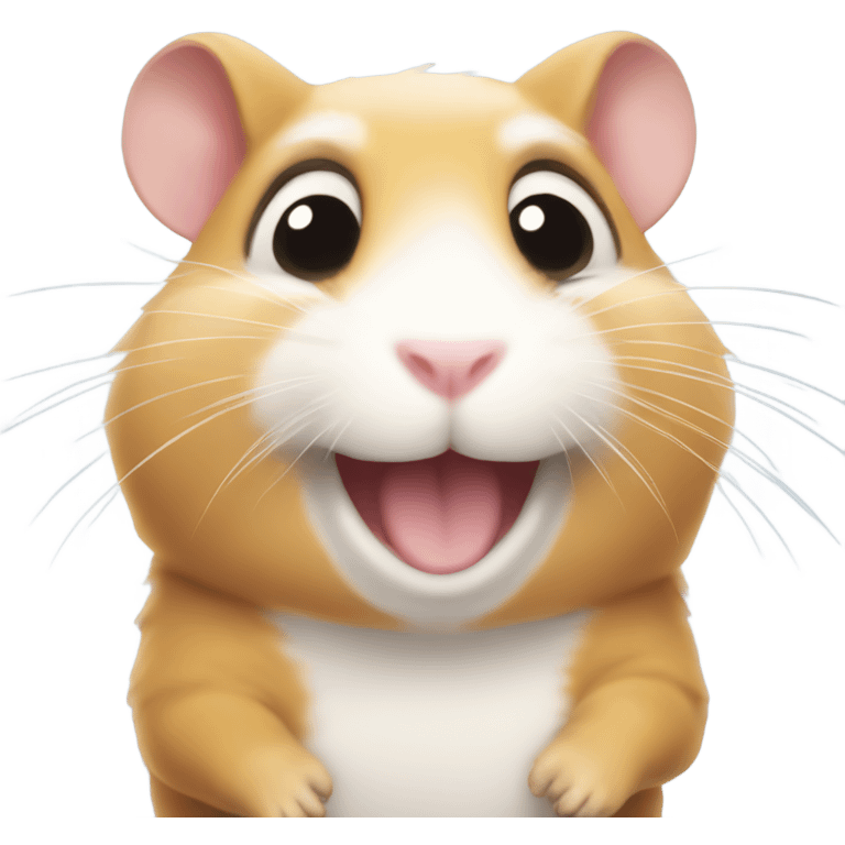 Hamster smiling emoji