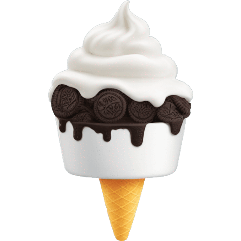 Oreo brand name frozen yogurt emoji