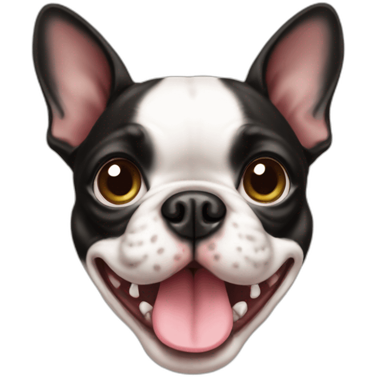 boston terrier cute emoji