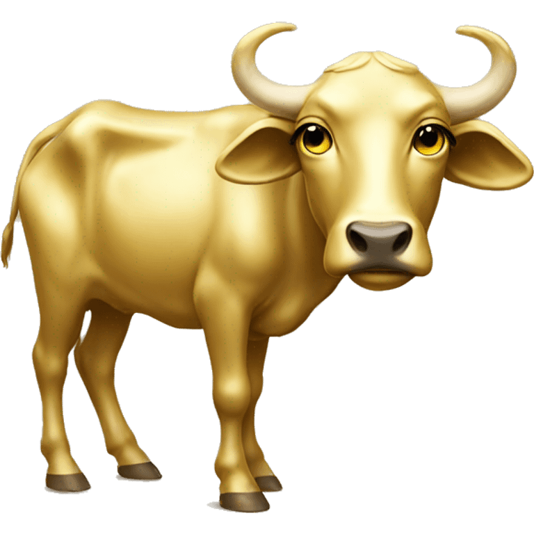 Golden calf emoji