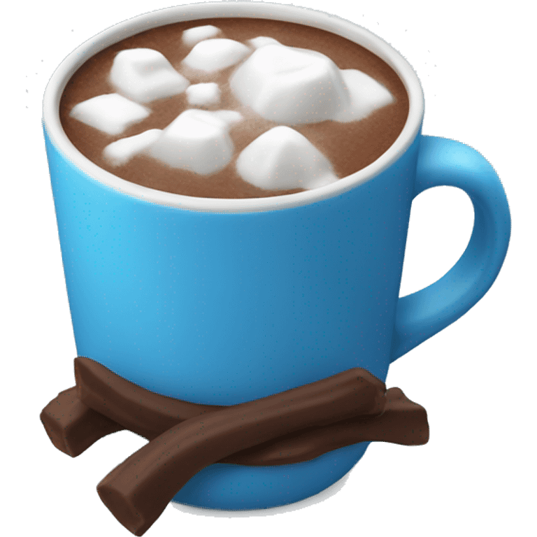 Hot chocolate in Blue  emoji