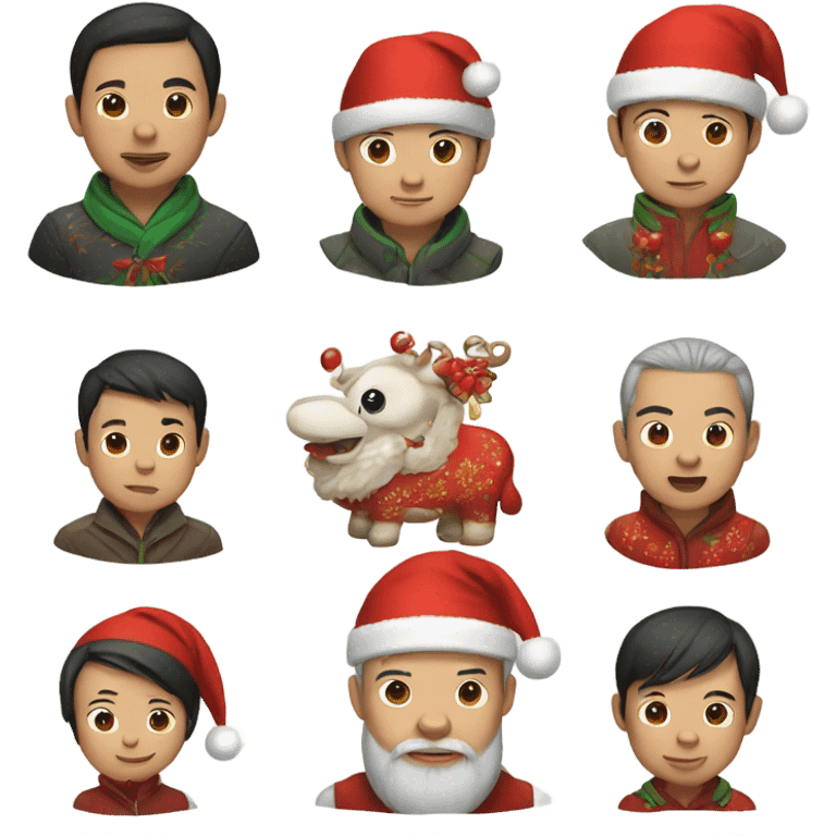 Chinese Christmas emoji