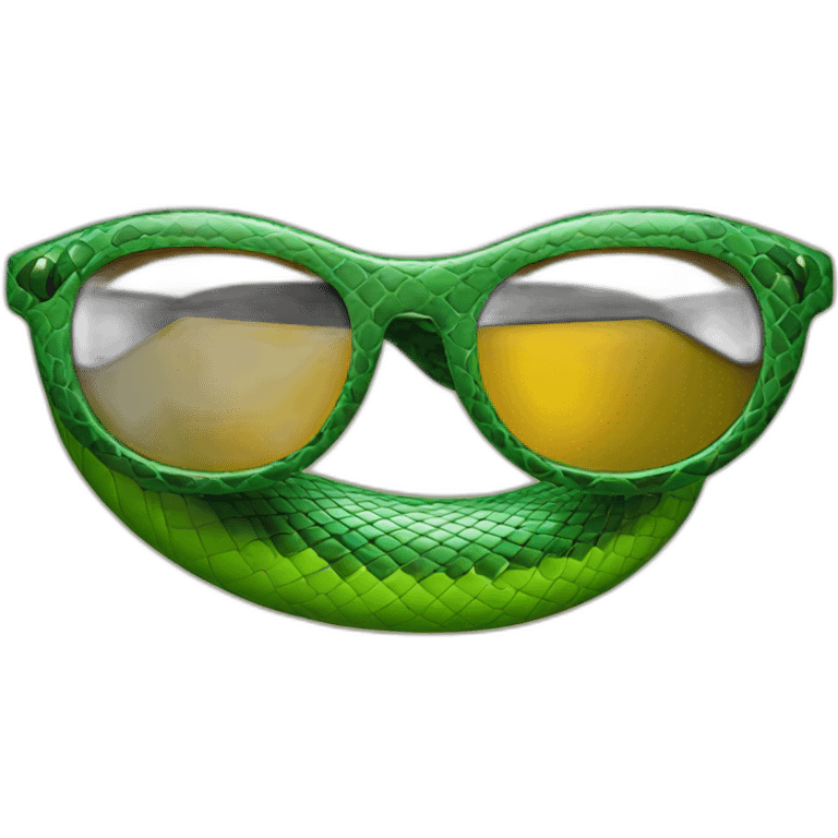 Snake sunglasses  emoji