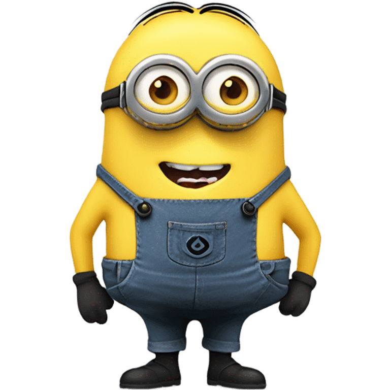 a minion with a huge butt emoji