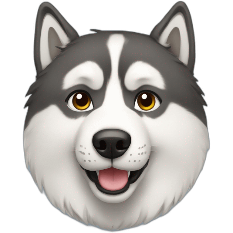 A husky emoji