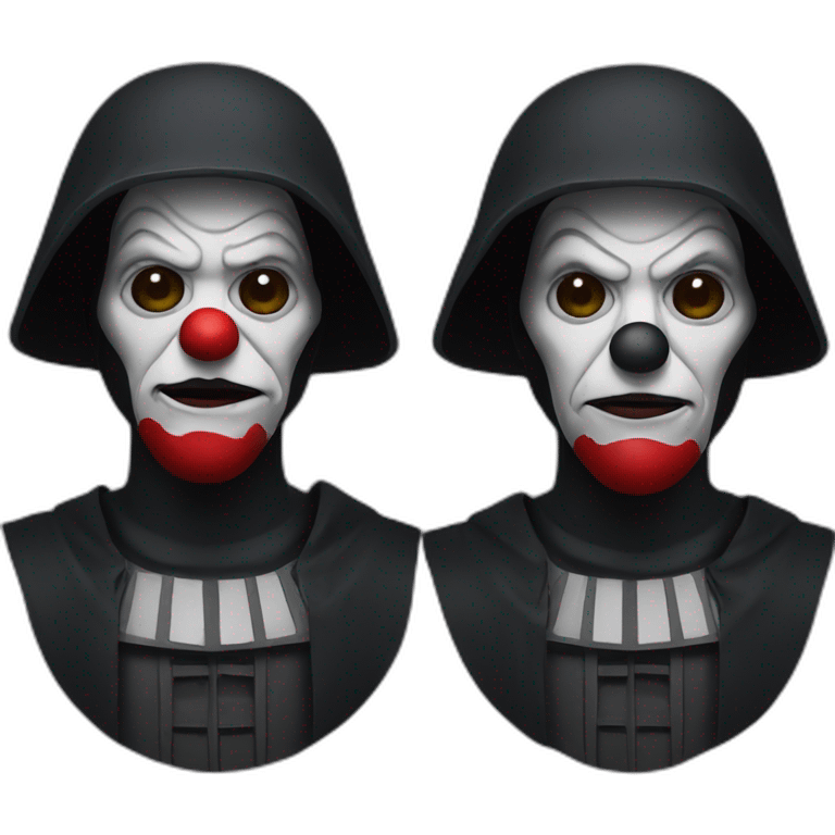 Dark vador clown emoji