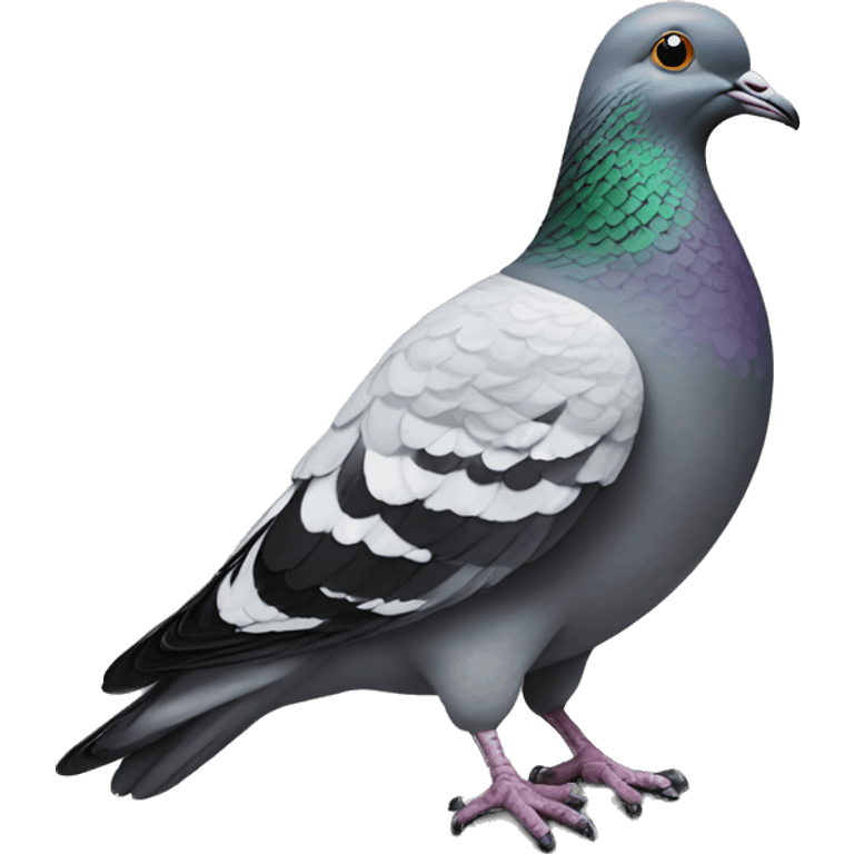 pigeon on a rock emoji