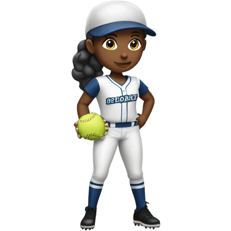 softball player emoji