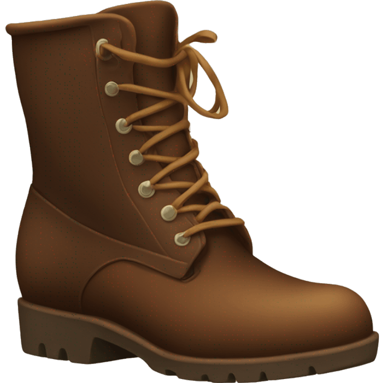 brown boots emoji