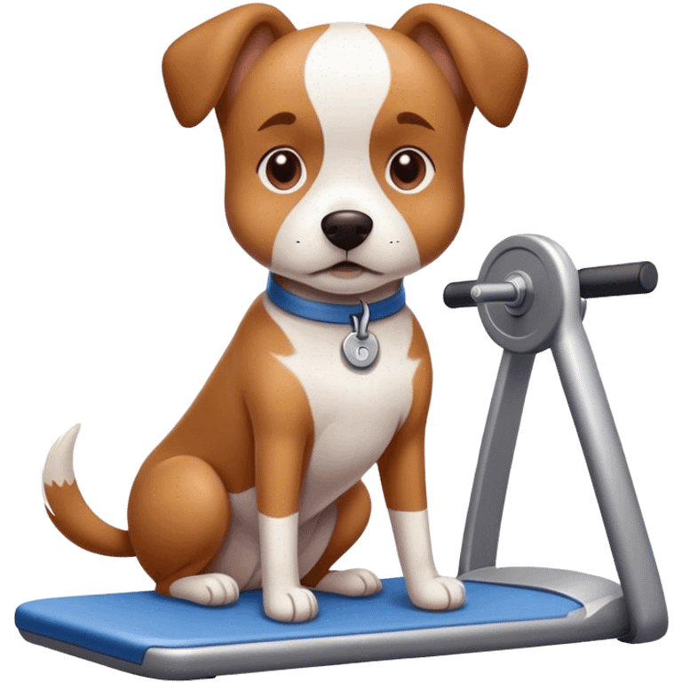 gym dog emoji