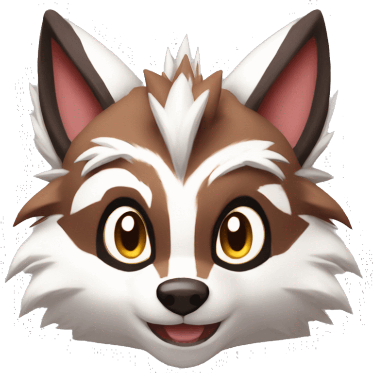 Lycanroc Rocruff Furret Zigzagoon emoji