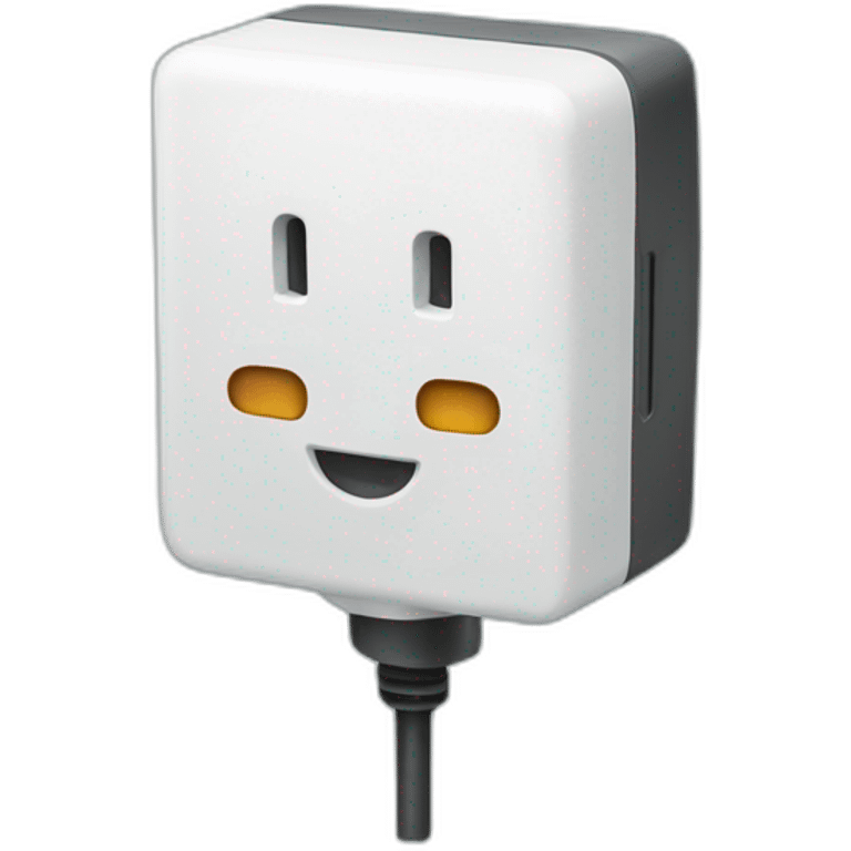 Plug with wather emoji