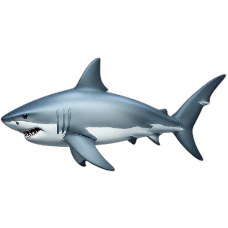 Great white shark emoji