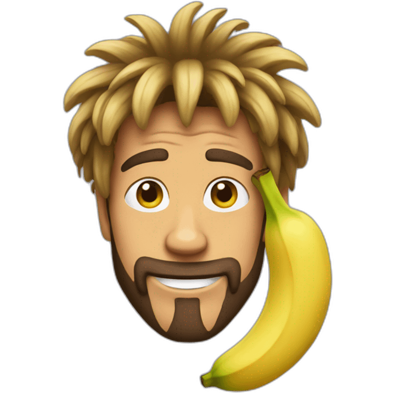 shaggy mixed with banana emoji