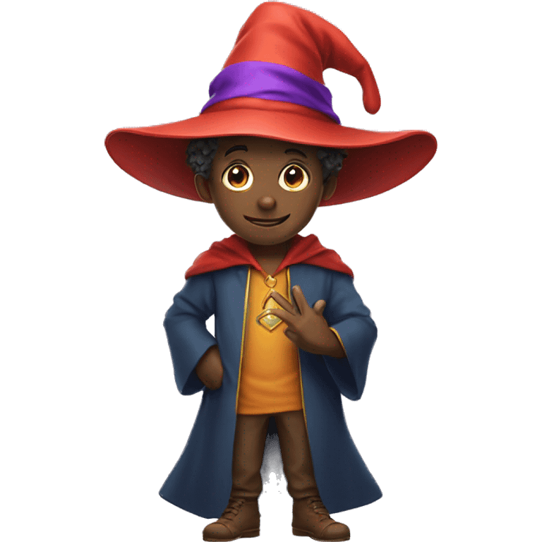 boy with magic hat  wizard  emoji