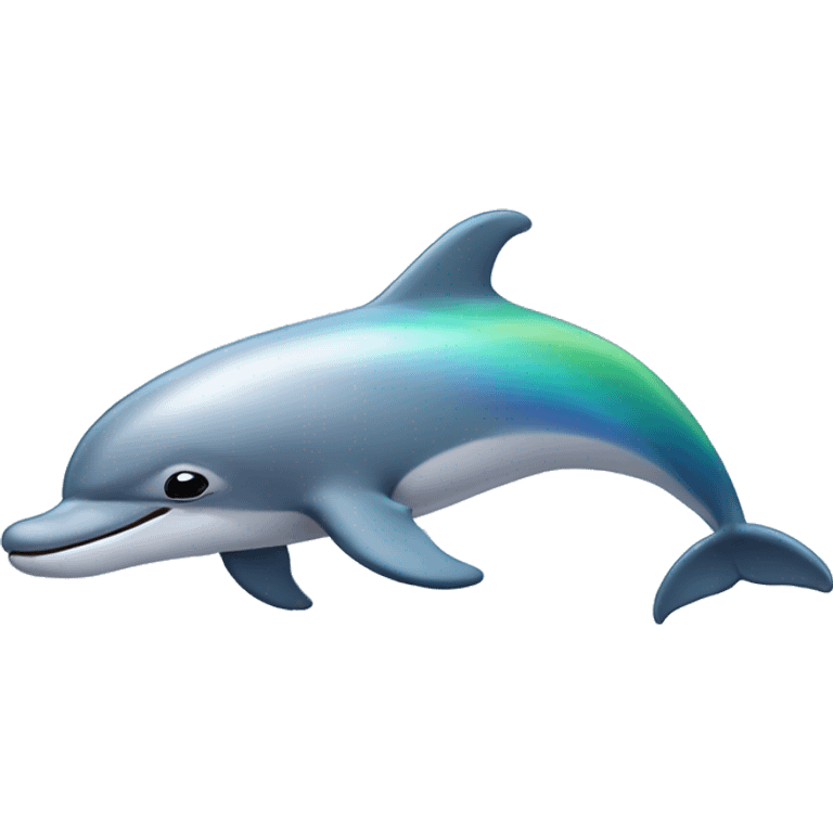 🌈🌊🐬🦄 sea dolphin emoji